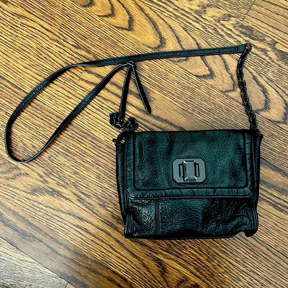 Juicy Couture Bags Juicy Couture Black Leather Crossbody Purse